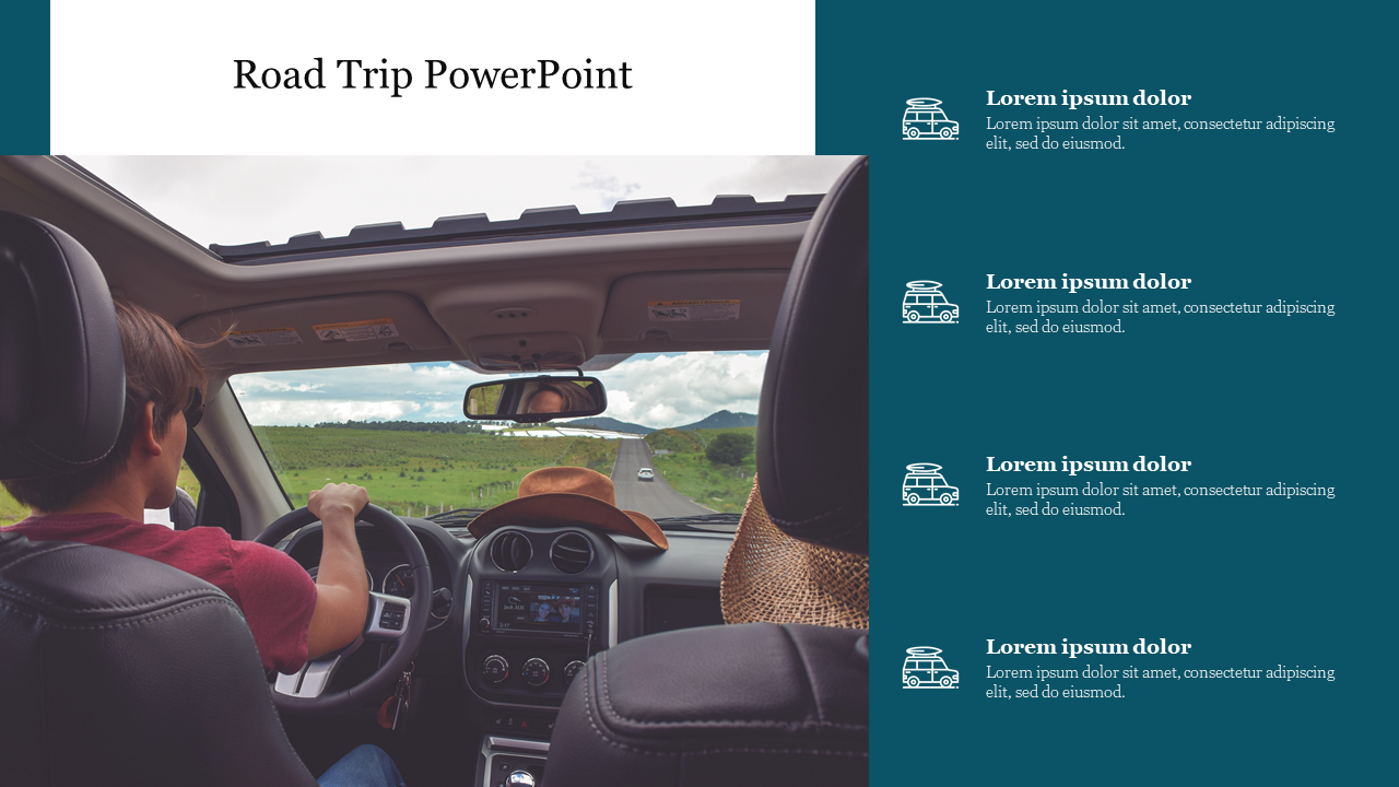 Free Road Trip PowerPoint Template